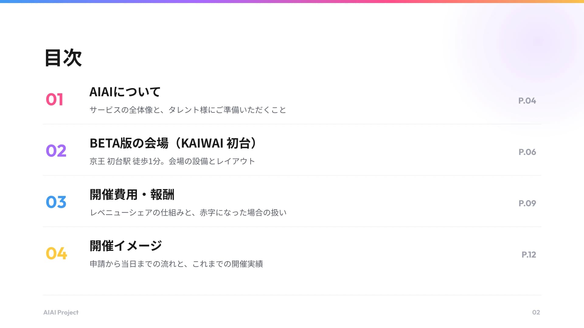 サービス紹介資料 2ページ